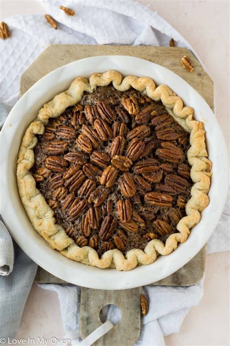 Healthy Pecan Pie - Love In My Oven