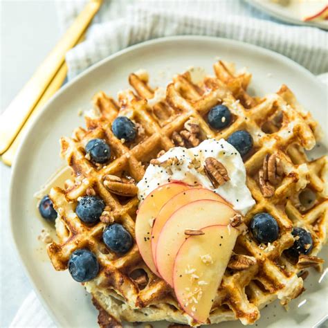 Healthy Protein Waffle Recipe - Kim