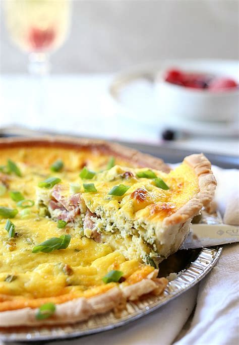 Healthy Quiche Recipe With Kale, Ham, Greek Yogurt …