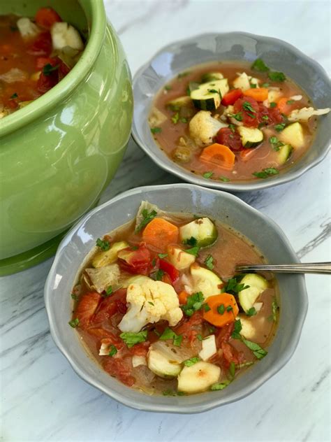 Healthy Roasted Vegetable Soup Recipe - Debra Klein