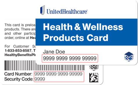 Healthy benefits plus card balance. GET STARTED! CONTACT US How It Works Your Benefits As a UnitedHealthcare member, you get access to benefits that can help you live a healthier lifestyle. Best of all your benefits are applied instantly at checkout. To view the benefits you are eligible for, log in by selecting 'Get Started' above. 