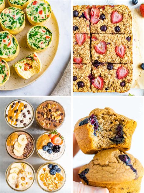 Healthy breakfast options on the go. Find quick and easy breakfasts that you can make the night before, such as chia pudding, egg sandwiches, granola bars, and more. These on-the-go breakfast … 