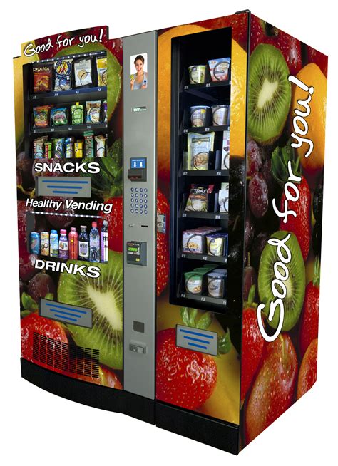 Healthy food vending machine. Apr 3, 2023 4:45:13 PM Vending Group. We know healthy and vending don’t necessarily go together naturally, but that is changing! Vending machines are great for the office. They are convenient, and provide employees with quick and easy access to a variety of snacks and drinks. They are usually stocked with sweet or savory snacks — think ... 