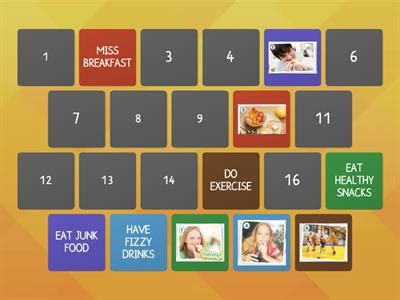 Healthy habits memory game - Recursos didácticos - Wordwall