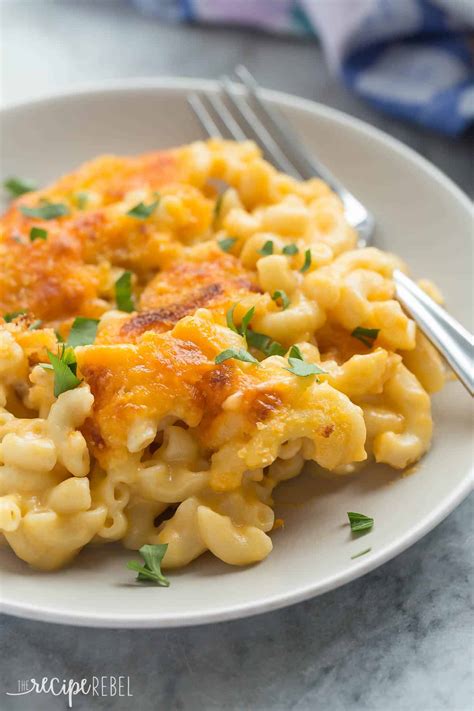 Healthy mac and cheese. Learn how to make a simple and creamy mac and cheese with butternut squash puree, caramelized onions, and cheese. This recipe is easy, comforting, and low in calories and fat. 