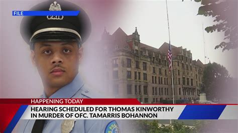 Hearing scheduled for Thomas Kinworthy in murder of Ofc. Tamarris Bohannon