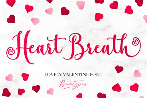 Heart Breath - Lovely Valentine Font Font - What Font Is