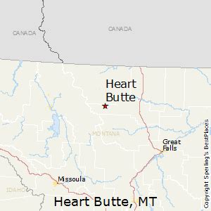 Heart Butte, MT - Geographic Facts & Maps - MapSof.net