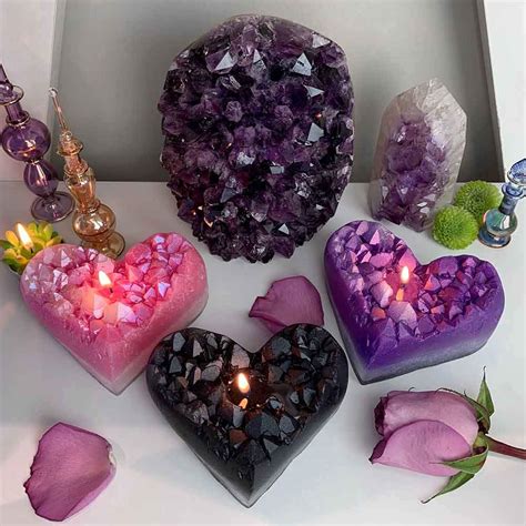 Heart Crystal Candle & Tea Light Holders for sale eBay