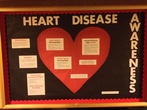 Heart Disease Prevention Bulletin Board
