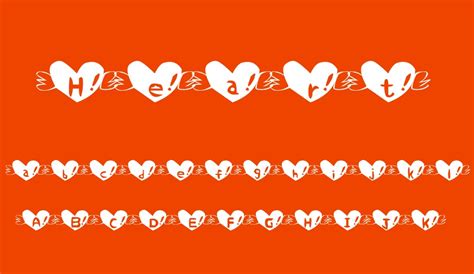 Heart Font font Font Tr.