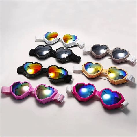 Heart Shaped Goggles Sunglasses , Accessories, Festival