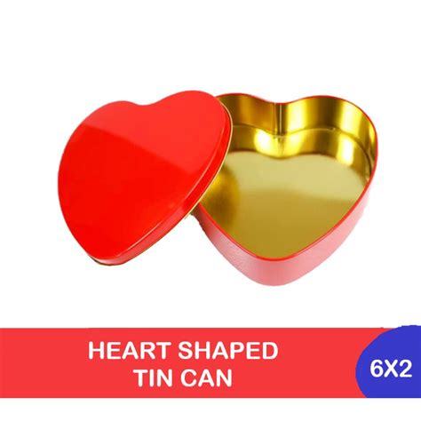 Heart Shaped Tin Food & Cosmetic Packaging Tinware Direct