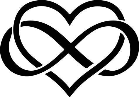 Heart With Infinity Svg - Etsy