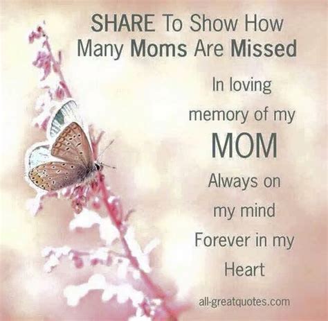I miss her so much. Mom, since the day you went to heaven, I have neve