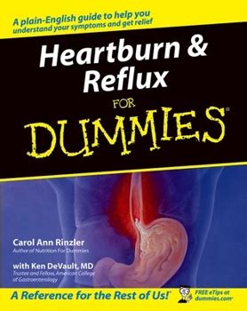 Read Online Heartburn  Reflux For Dummies By Carol Ann Rinzler