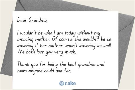 Heartfelt letter to grandma. Happy Valentine's Day!". "Grandma, your love is a treasure that I hold dear in my heart. Wishing you a Valentine's Day filled with all the love and happiness you deserve.". "On this Valentine's Day, I want to express my gratitude for your unconditional love, Grandma. 