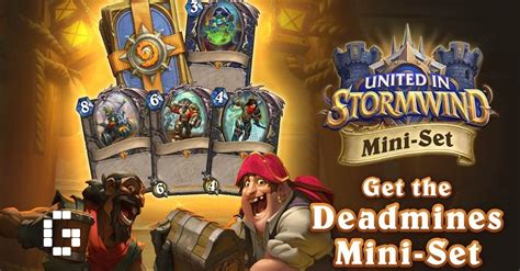 Hearthstone mini set. May 27, 2022 · The Throne of the Tides Mini-Set, launching worldwide on June 1, consists of 35 different cards: 4 Legendary cards, 1 Epic card, 14 Rare cards, and 16 Common cards. Those new cards can be found in Voyage to the Sunken City packs, or you can get the entire 66-card* Mini-Set for $14.99 or 2000 Gold! The Mini-Set will also be available in an all ... 