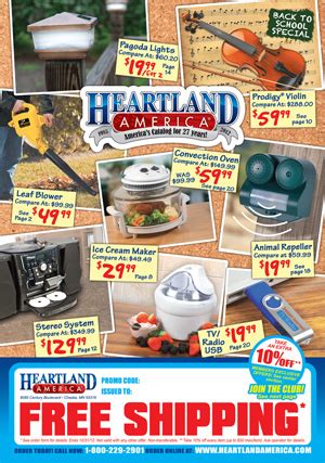 View 6\M online catalog offers from Heartland America!