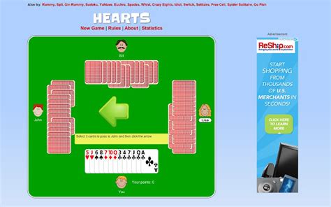 Hearts Card Game Vs Computer