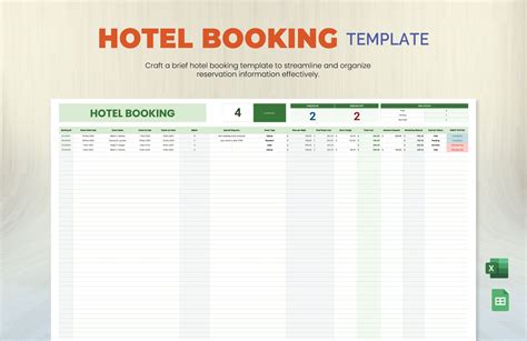 Heartwarming Checklist Excel Sheet Hotel Booking Template