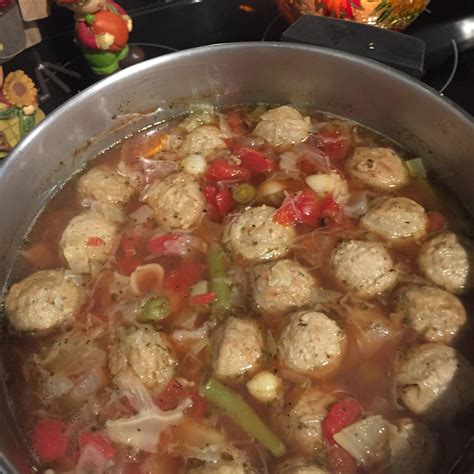 Hearty Italian Meatball Soup