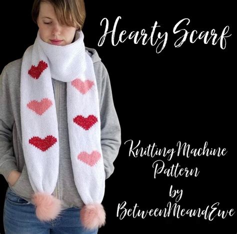 Hearty scarf Sentro/Addi Circular Knitting Machine Pattern Etsy.de