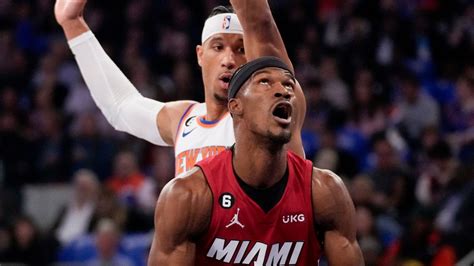 Heat, Butler (now ailing) make another playoff statement, push past Knicks 108-101 in series opener