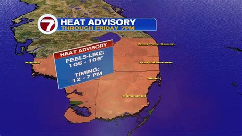 Heat advisory issued in Miami-Dade, Broward counties as temperatures increase