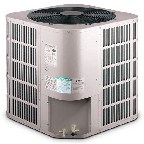 Heat pump or air conditioner. On average, an outdoor condenser unit, whether it’s a heat pump or an air conditioner, uses between 9 to 13 amps. To be precise, it’s around 9.6 amps. The number of amps varies because it depends on the model and tonnage of the unit. Smaller units will naturally use fewer amps than larger ones. When it comes to voltage, the numbers are … 