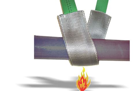 Heat resistant webbing.  The Heat Resistant Webbing Sling is specially designed for lif...