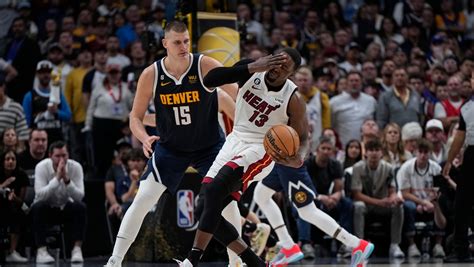 Heat roar back in the fourth quarter, beat Nuggets 111-108 to tie NBA Finals series