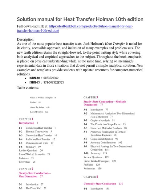 Heat transfer 10 holman solution manual. - Meiosis and sexual life cycles guide answer.