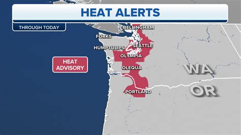 Heat wave in Pacific Northwest to last longer than expected