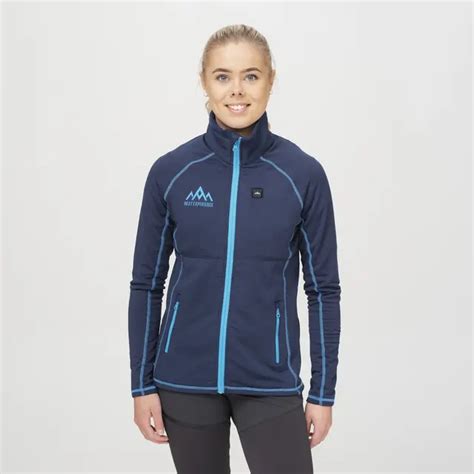 HeatX Heated Grid Fleece Womens Blue - Response Nordic - EU