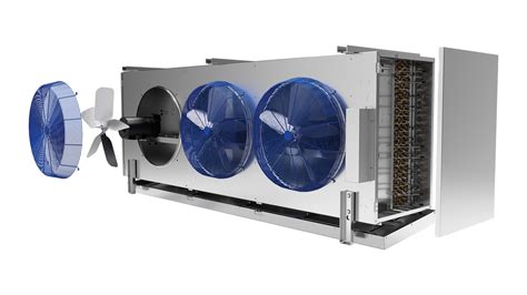 Heatcraft - Medium Profile. Heatcraft Medium Profile Unit Coolers are designed for efficiency and come with two-speed EC motors. They have an angled drain fitting, allowing for increased shelving for more product storage. Their hinged and removable access panels and hinged drain pans make service easier and more accessible.