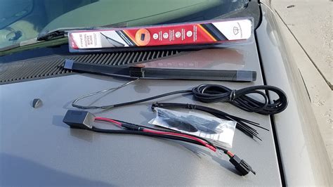 Heated Windshield wiper blades for 22