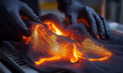 Heated fabrics.  Smart Fabric Generates Heat Using Sunlight Sun-activated ...