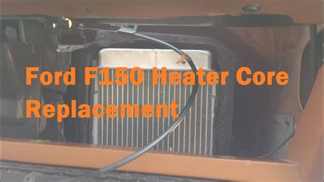 Heater core replacement 2002 f150. Jan 8, 2014 · 2004 - 2008 Ford F150 - Heater Core Replacement FYI - I recently had to replace my heater core on my 2004 supercrew with 125,000 miles. I wanted to write something because in searching for how to guides and information on replacement I found virtually nothing for this year (and model) truck. Ton of information about... 