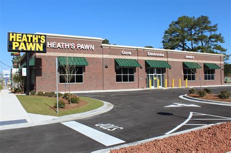 Heath's Pawn. Shop Name: Heath's Pawn. Address: 1845 Lejeune Boulevard Jacksonville, NC 28546. Phone: (910) 577-7444. Email: Contact this shop. Social Media: At Heath's Pawn, we buy, sell or loan cash on most any item of value.. 