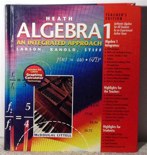 Heath Algebra 1 Integrated Approach Answers