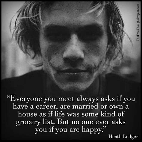 Heath Ledger Famous Quotes