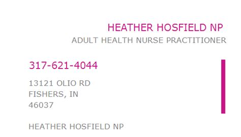 Heather M Hosfield, NP - Fishers, IN - Endocrinology