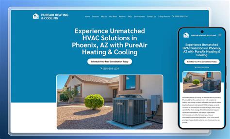 Heating And Cooling Website Template