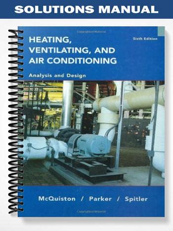 Heating ventilating and air conditioning analysis design 6th edition solution manual. - Example problems for wood construction manual.