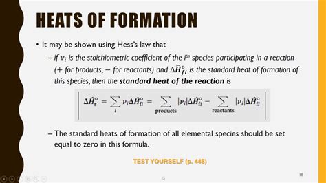 Heats of Formation YouTube
