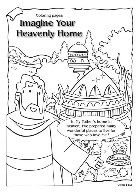 Heaven Coloring Shee