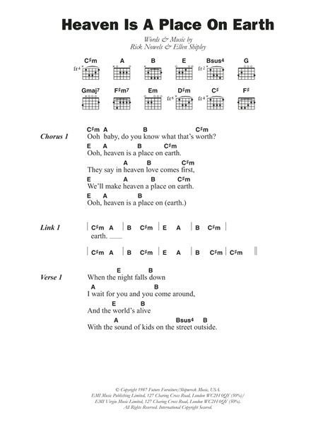 Heaven is a place on earth acoustic chords. - Manual for group cbt for anxiety.