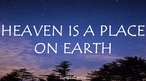 Heaven is a place on earth lyrics. Things To Know About Heaven is a place on earth lyrics. 