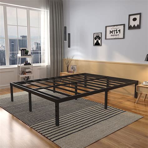 Heavy Duty King Bed Frame No Box Spring Needed 14 Inch …